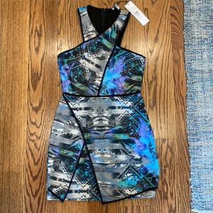 Parker Tobias Printed Hater Dress